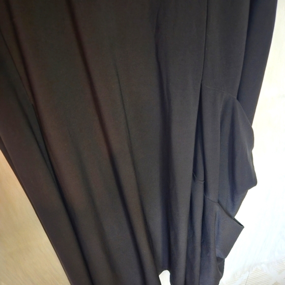 Sympli Sinature Jersey Draped Midi Skirt w/ pockets - Picture 5 of 7